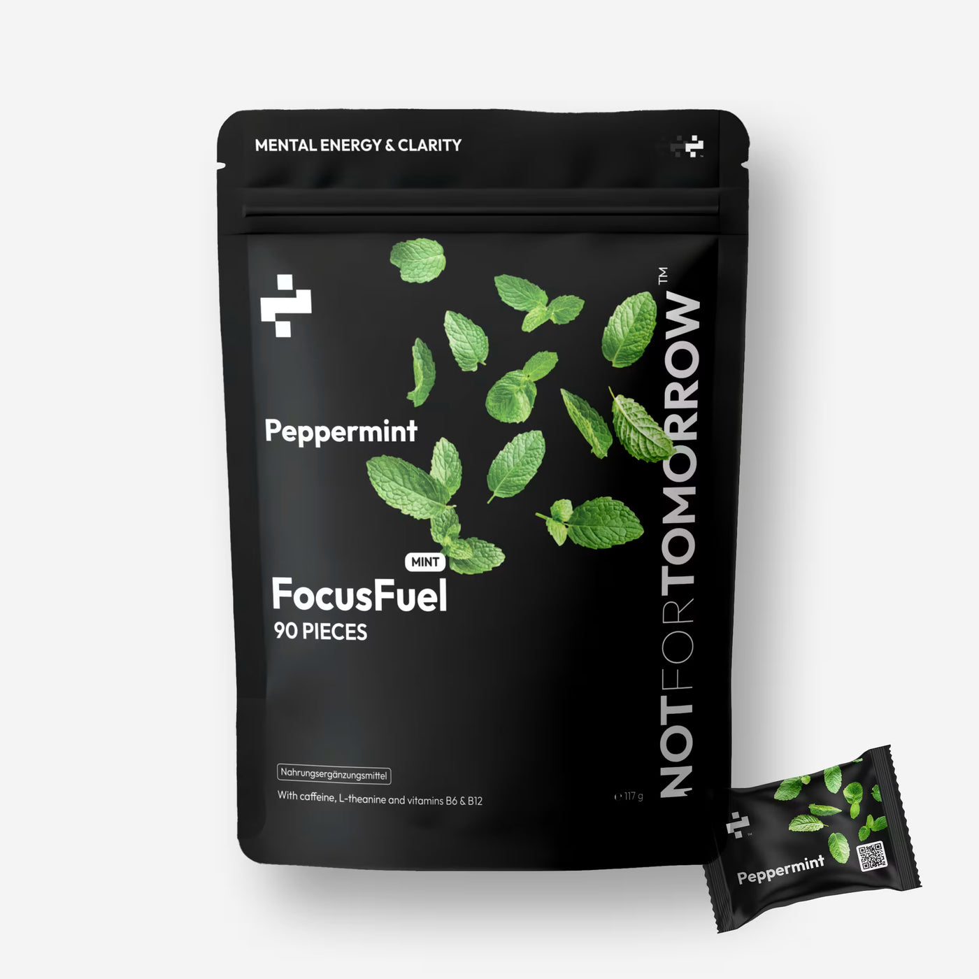 FocusFuel Caféine - L-théanine - Vitamine B6 - Vitamine B12