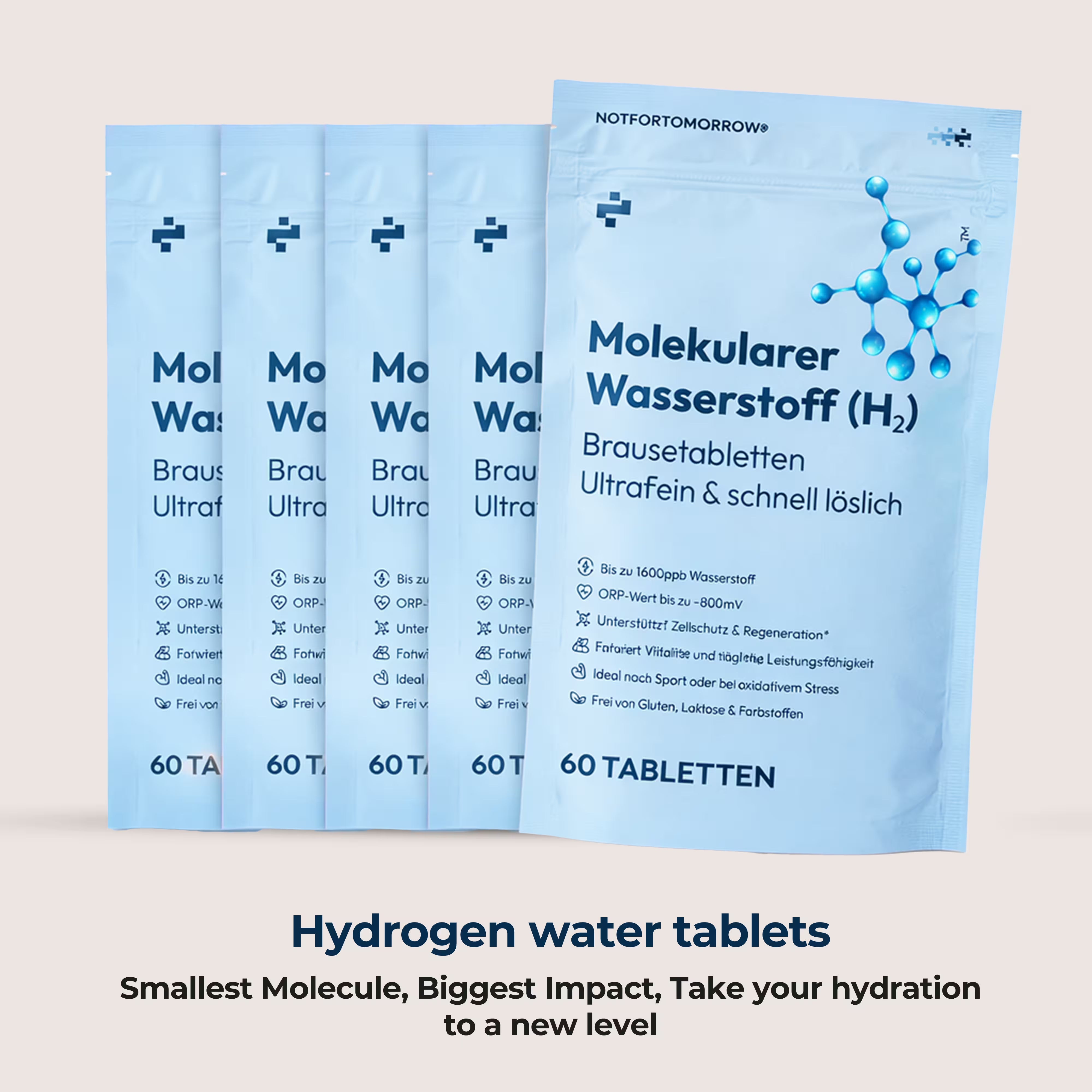 Molecular Hydrogen Tablets - Hydrogan Water Tablets (H₂)