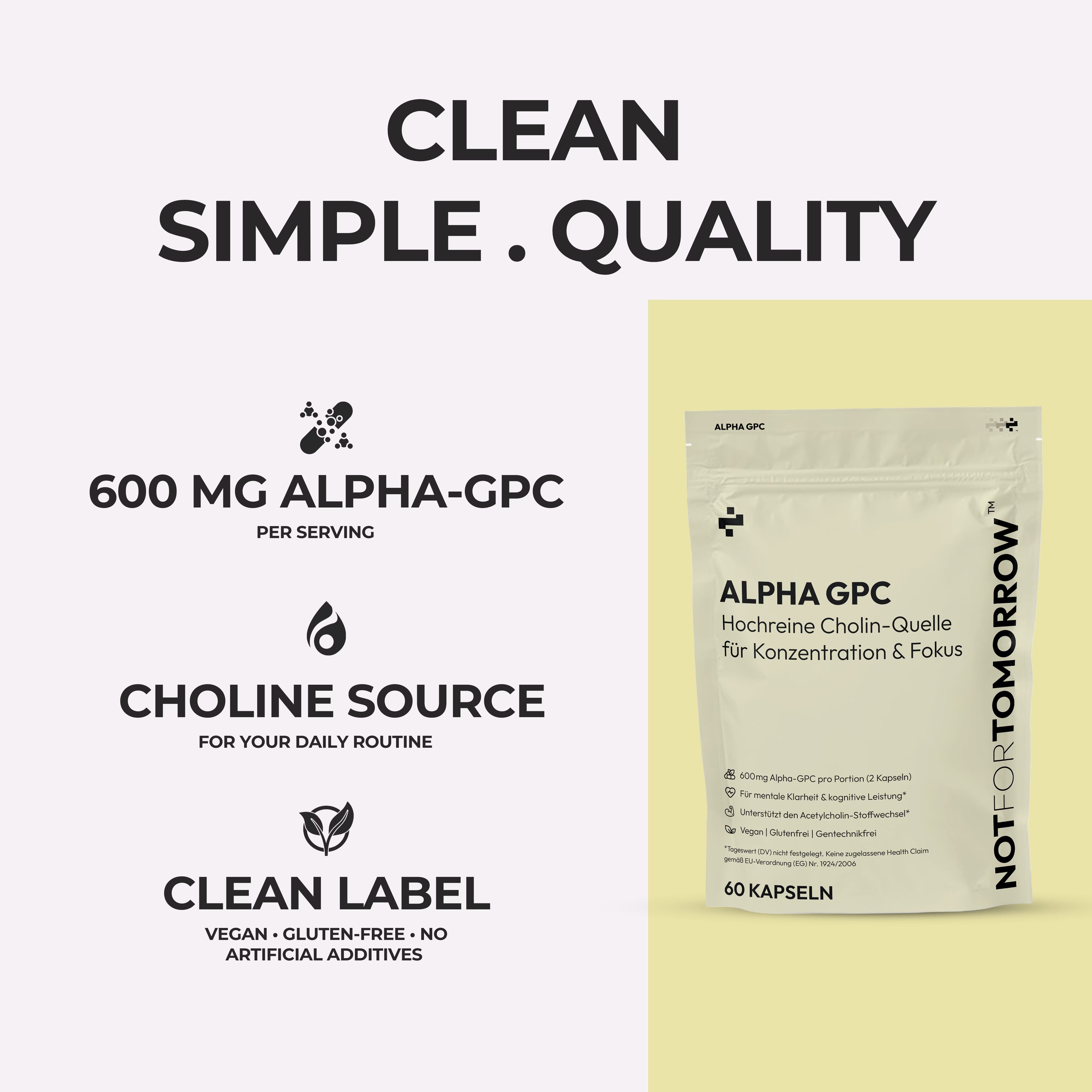 Alpha GPC Capsules 600 mg