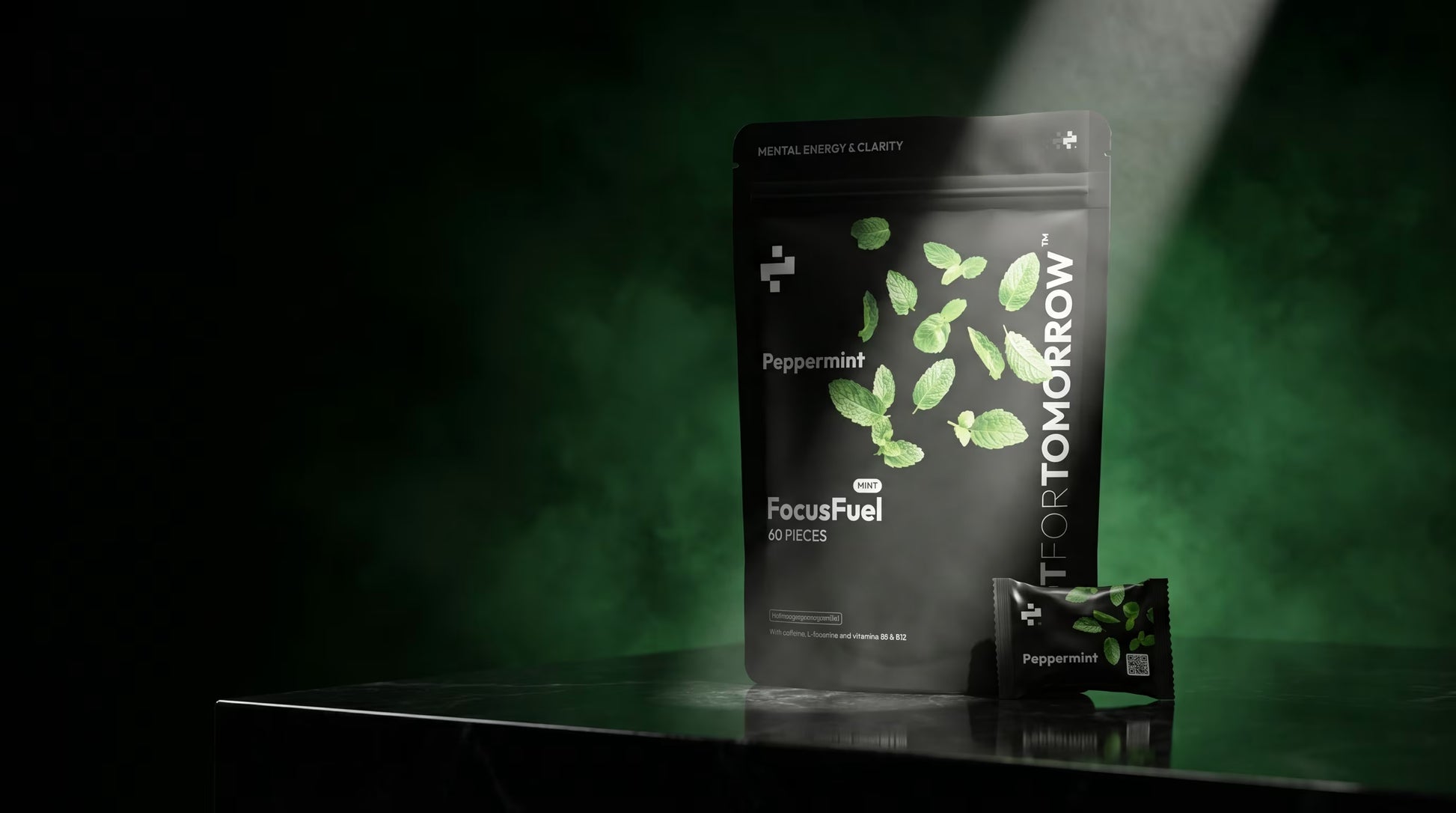 FocusFuel  Caffeine - L-Theanine - Vitamin B6 - Vitamin B12