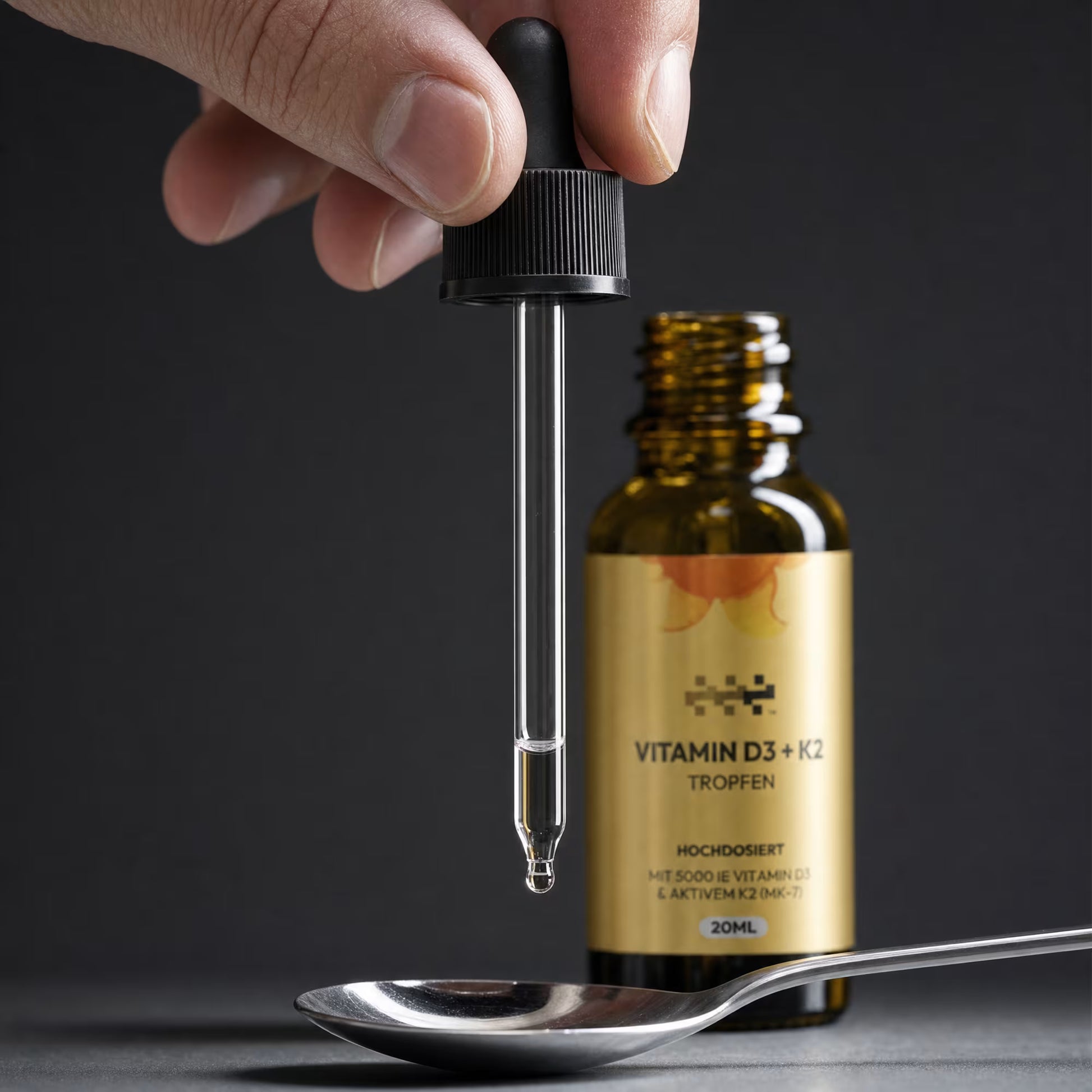 Vitamin D3 + K2 drops 5000 IE (MK-7)