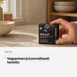 Hartsi: Vegaaninen ja luonnollisesti hankittu.
