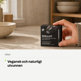 Kåda: Vegansk och naturligt utvunnen.